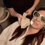 HALO vs BBL Laser Treatment What Is The Difference? Woman being treated with a BBL Laser Treatment.