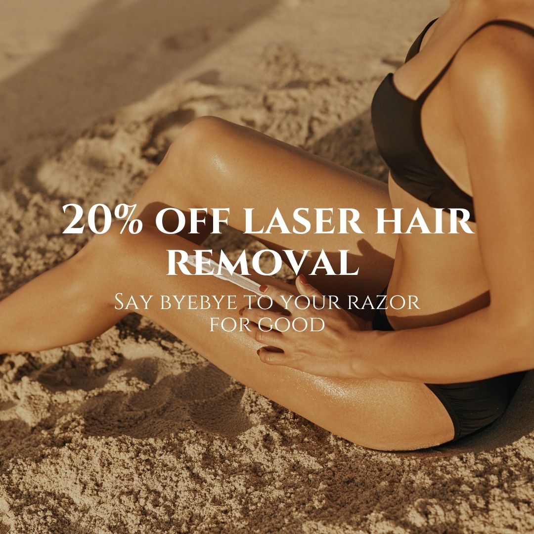 20% Off Laser Hair Removal - July Special