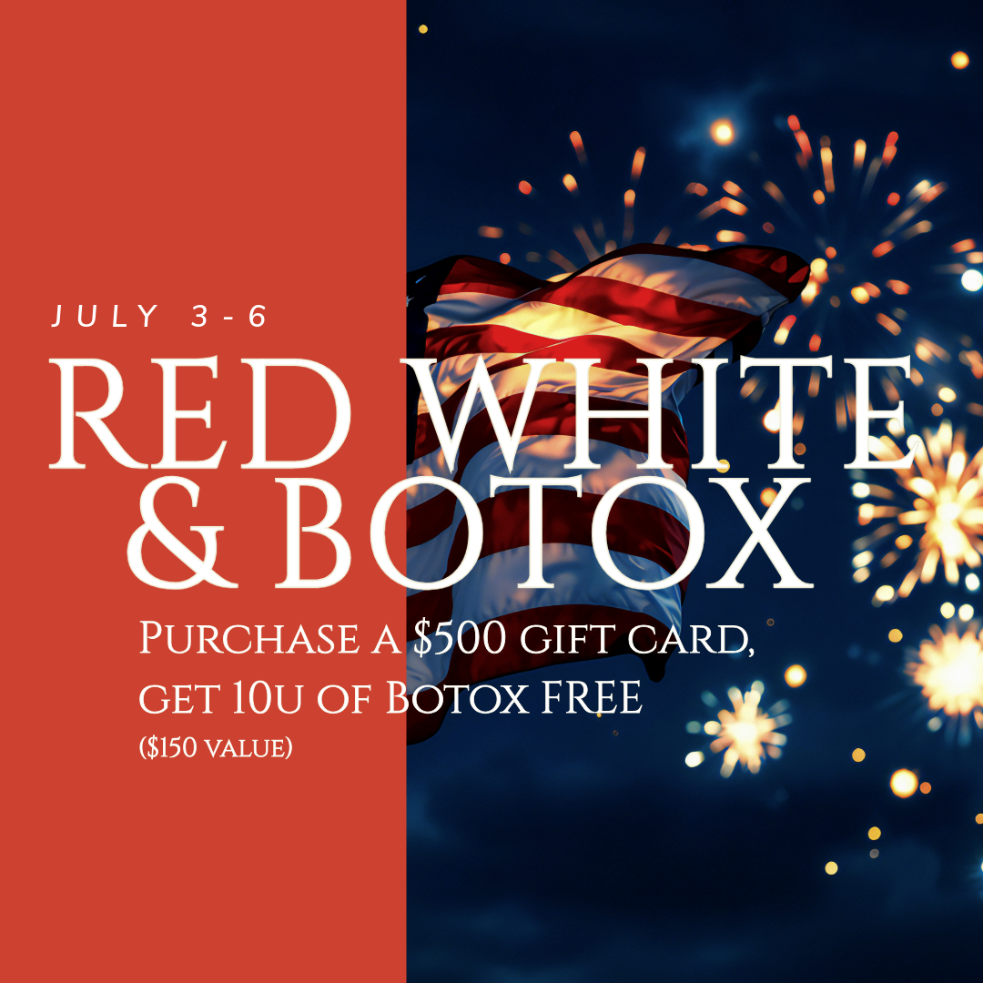 Red White and Botox 2025 IG-3 Breast Augmentation $7200 July Special